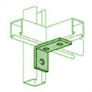 UNISTRUT, 3-HOLE CORNER ANGLE PERMA-GREEN