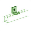 UNISTRUT, 90 DEG ANG/THREAD HOLE  PERMA-GREEN