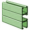 1-5/8 X 10' BACK/SIDE/BACK SOLID PERMA-GREEN