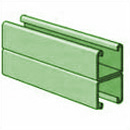 UNISTRUT, 12GA,1-3/8 X 10' BACK/BACK SOLID GREEN