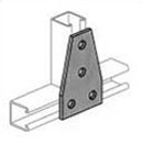 UNISTRUT, 4-HOLE FLAT PLATE HDG