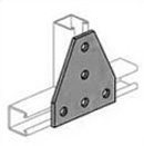 UNISTRUT, 5-HOLE FLAT PLATE HDG