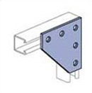 UNISTRUT, 5-HOLE FLAT PLATE EG