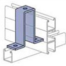 UNISTRUT, 3 HOLE U FITTING EG