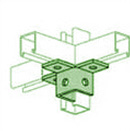 UNISTRUT, 6-HOLE WING FITTING PERMA-GREEN