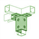 UNISTRUT, 9-HOLE WING FITTING PERMA-GREEN