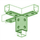 UNISTRUT, 12-HOLE WING FITTING PERMA-GREEN